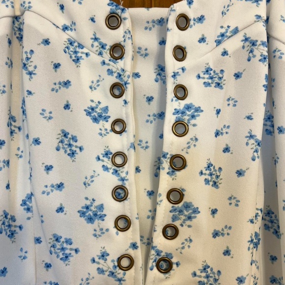 Floral Button-Down Dress - Picture 2 of 2